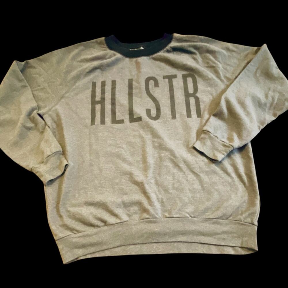 Hollister Charcoal Logo Sweatshirt